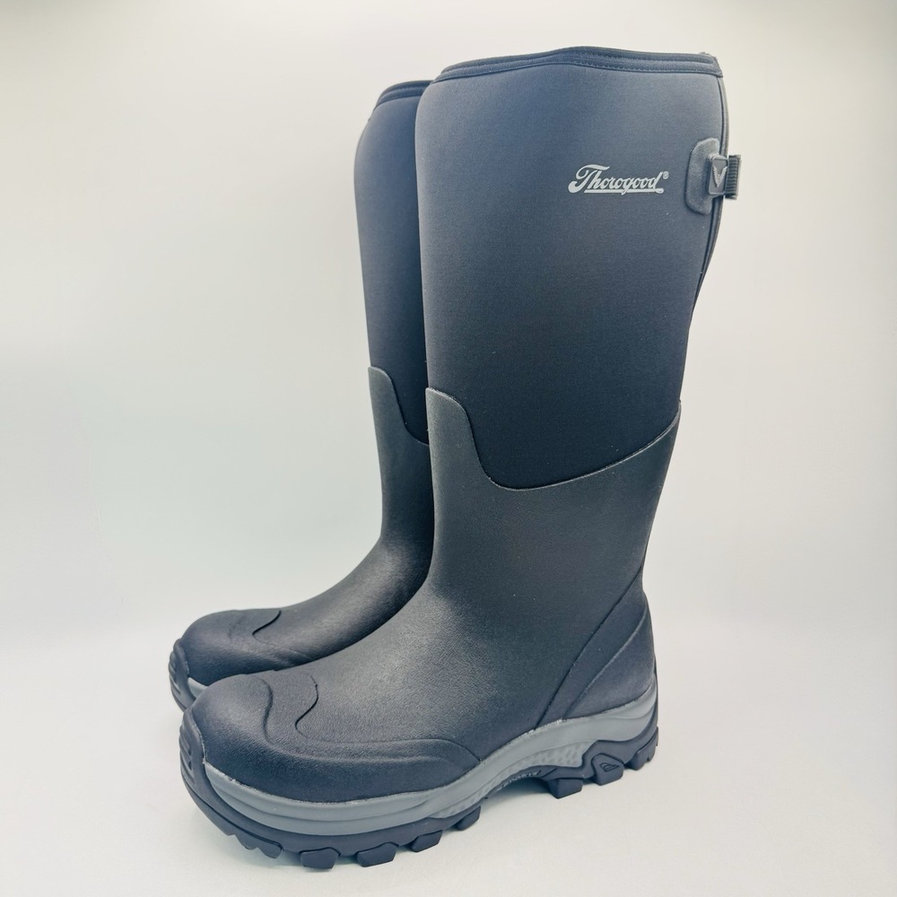 Thorogood Infinity FD Neoprene Boots Men's Size 9 M Black Waterproof